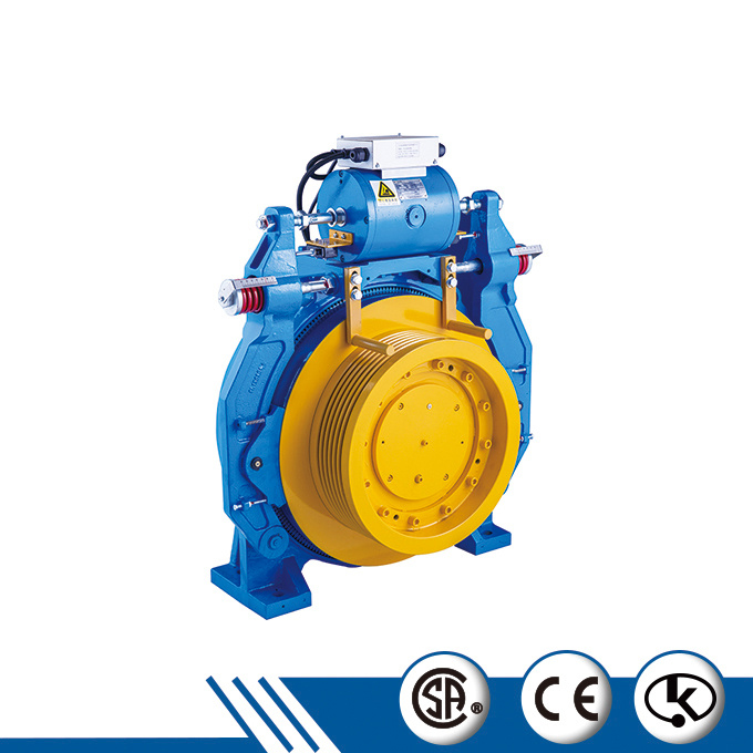 DC Elevator Parts Lift Gearless Traction Machine