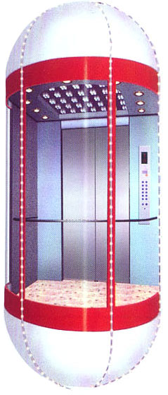 Lift / Elevator Decoration , Observation Elevator Car