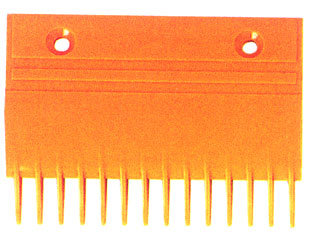 Yellow Comb Plate , Escalator Components / Parts