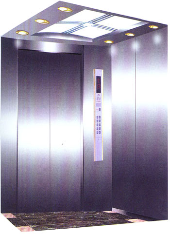 Passenger Elevator Car , Elevator Decoration 450kg Rated Load QK1001